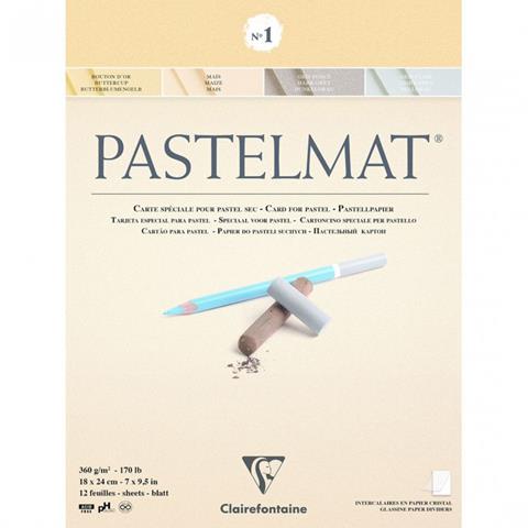 Clairefontaine Pastelmat : Pastel Paper : Sheet : 50x70cm : White