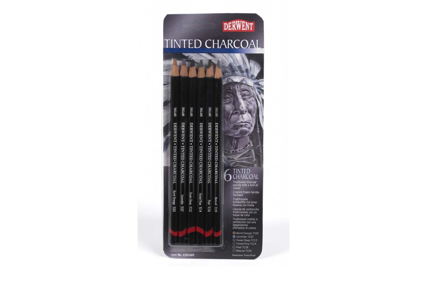 Derwent Charcoal Set Blister Pack of Mixed Charcoal Media 