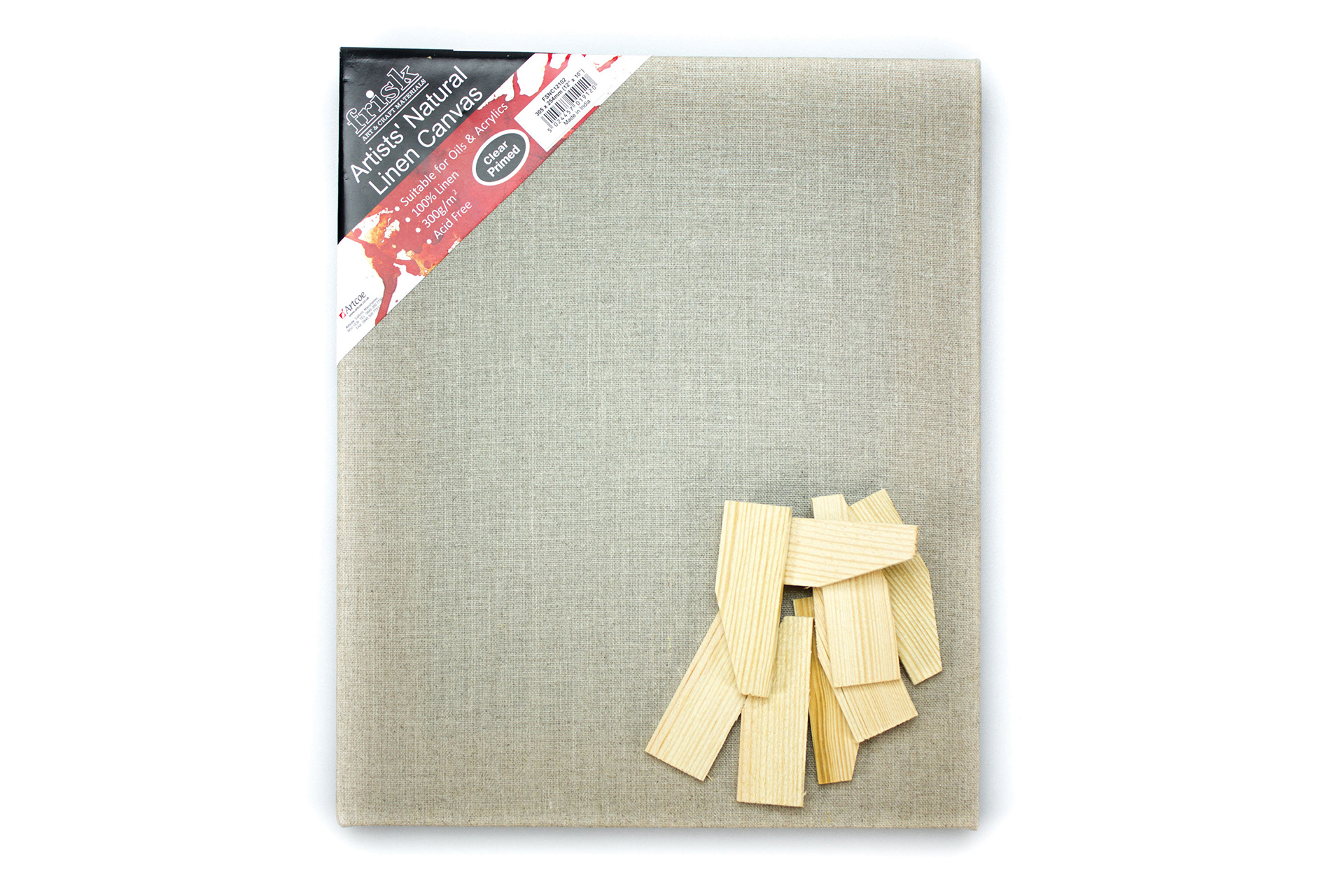 Frisk Canvas Board 406 x 308mm 16 x 12 Pack of 4 