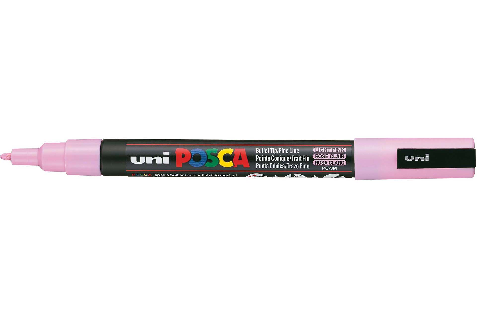 Uni Posca Pen - PC-3M - Posca - Fine Bullet Tip - Light Pink (10