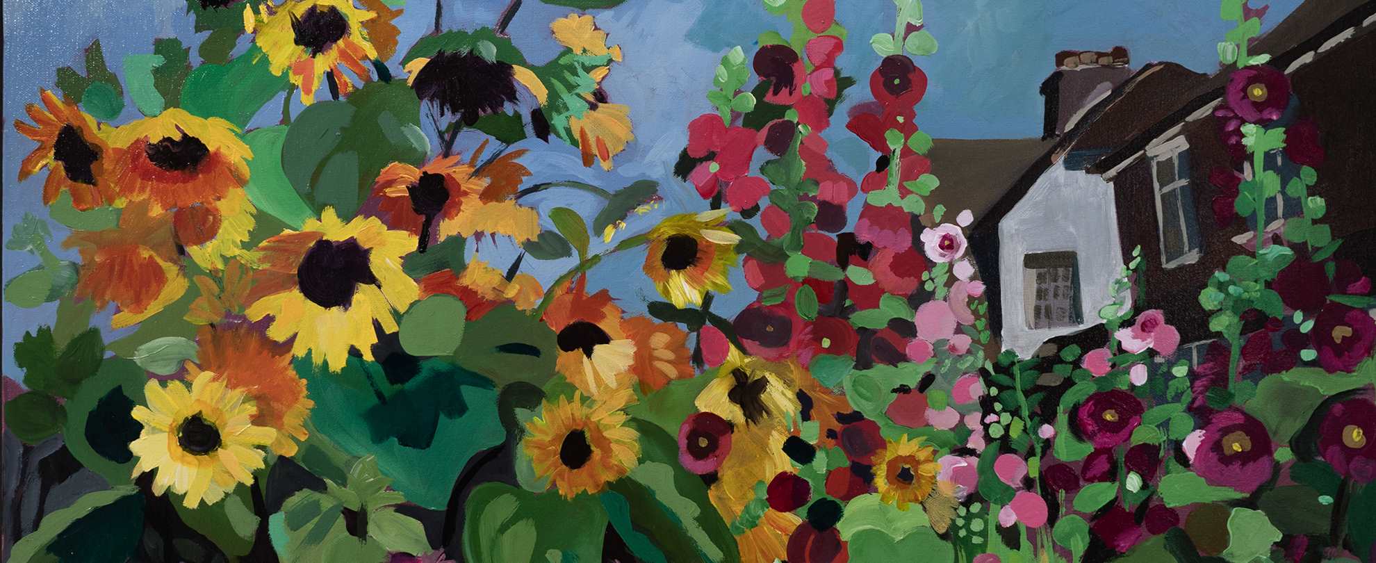 Blooming Marvellous: A floral painting by Brett Hudson