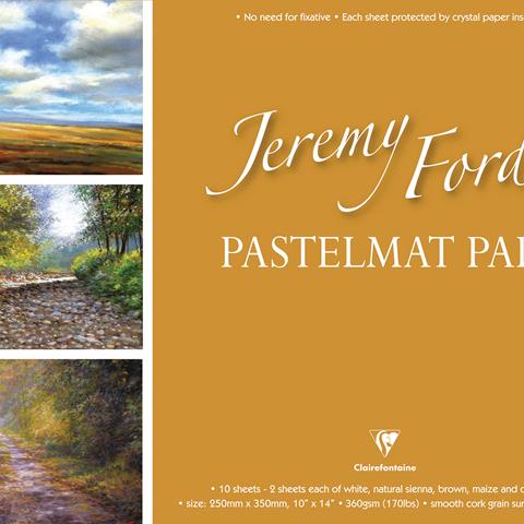 Clairefontaine Pastelmat Trial Pack - Dark Colours - 7 sheets 25x35cm